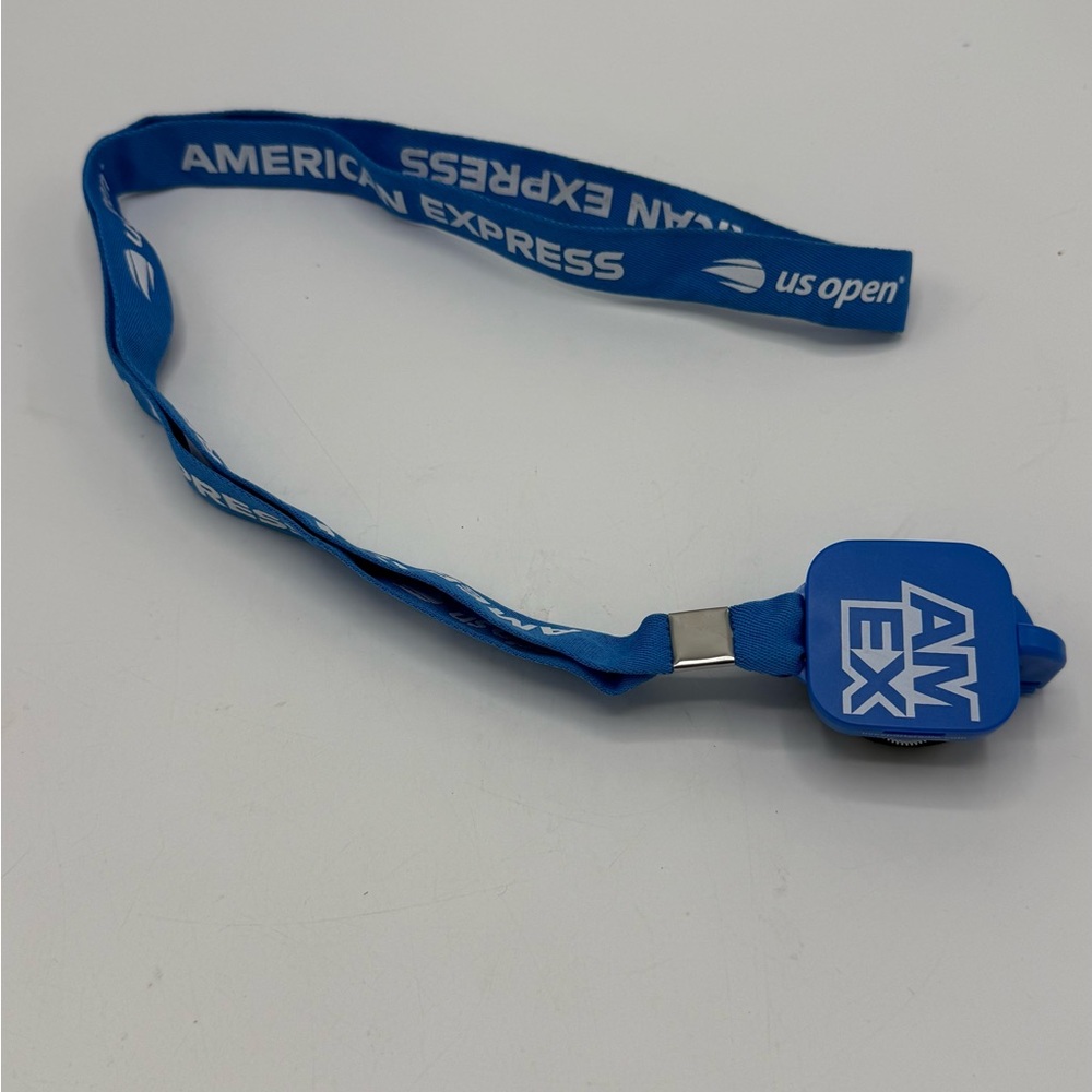 US OPEN TENNIS AMERICAN EXPRESS RADIO LANYARD